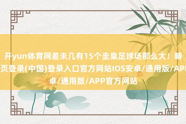 开yun体育网差未几有15个圭臬足球场那么大！畴昔-开云网页登录(中国)登录入口官方网站IOS安卓/通用版/APP官方网站